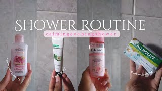 Relaxing Shower Routine🚿| Affordable, Double Cleansing, Skin Care