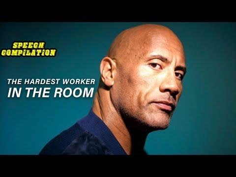 THE HARDEST WORKER IN THE ROOM - Dwayne Johnson (Inspirational Story)