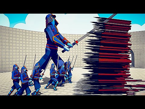 SAMURAI ARMY vs EVERY GOD - Totally Accurate Battle Simulator (TABS)