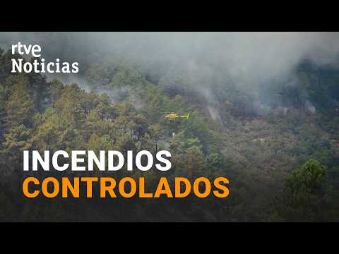 Remite el incendio de Las Hurdes y estabilizado el de Las Peñas de Riglos | RTVE Noticias