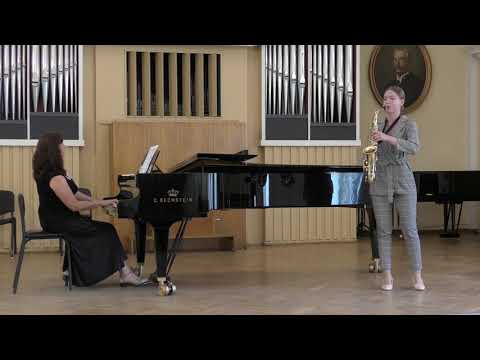 Rhapsody for alto saxophone and piano - A. Waignein 1 mov. Yuliia Skakun