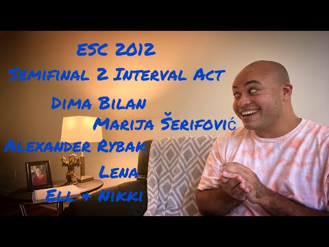 EUROVISION 2012 INTERVAL ACT REACTION - Dima Bilan, Marija Šerifović, Alexander Rybak, Lena