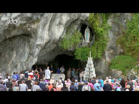 Chapelet du 21 juillet 2023 à Lourdes