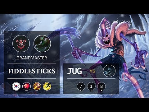Fiddlesticks Jungle vs Karthus - KR Grandmaster Patch 9.14