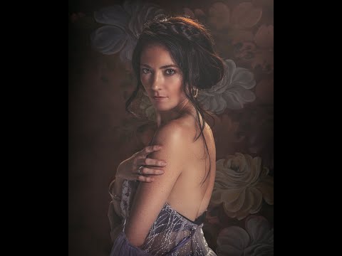 Fine Art Edit using Sean Archer Portrait Suite and Digital Backdrop