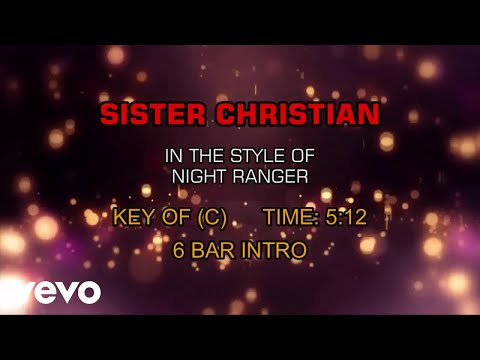 Night Ranger - Sister Christian (Karaoke)