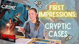 Chronicles of Crime: Cryptid Cases | FIRST IMPRESSIONS!