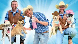 Cowboy Jack’s Dog Bath Time, Dog Walk, and Brand New Puppy Surprise!