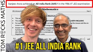 Ranking #1 on the JEE Exam with Sanjeev Arora (2011 ACM Prize in Computing)