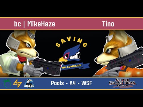 Saving Mr. Lombardi - MikeHaze (Fox) VS Tino (Fox) - SSBM - Pools A4 (WSF)