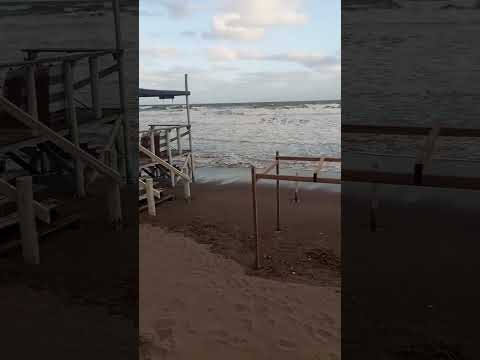 Sudestada en Monte Hermoso