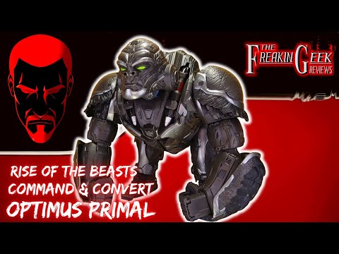 Rise of the Beasts COMMAND & CONVERT OPTIMUS PRIMAL: EmGo's Transformers Reviews N' Stuff