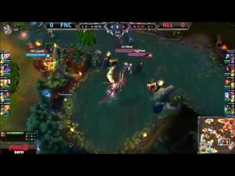 Fnatic VS Alliance Game 1 LCS Xpeke Dragon Fight