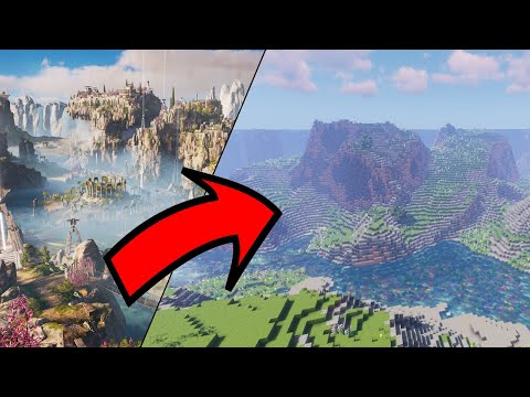 Lerfing - Minecraft Terrain - Atlantis Terrain Re Creation Timelapse