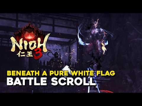 Nioh 3 Beneath A Pure White Flag Battle Scroll