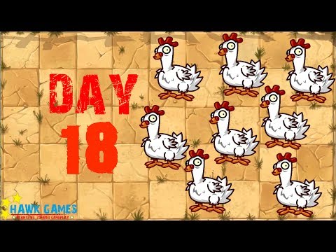 Plants vs Zombies 2 - Wild West - Day 18 [Zombie Chickens, Last Stand] No Premium