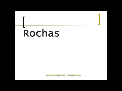 How to Pronounce or say Rochas