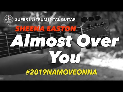 Sheena Easton Almost Over You instrumental guitar karaoke version with lyrics