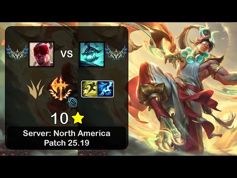 Lee Sin Jungle vs Hecarim - NA Challenger - Patch 25.19