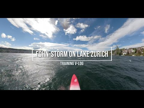 LAKE ZURICH ON FIRE - Stand up Paddle Downwinder in Switzerland