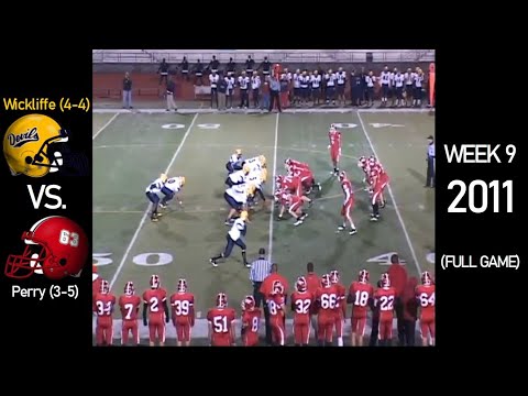 Wickliffe Blue Devils (4-4) vs. Perry Pirates (3-5) - 2011 Ohio High School Football (FULL GAME)