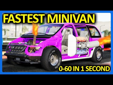 I Built The World's Fastest Minivan In BeamNG Drive