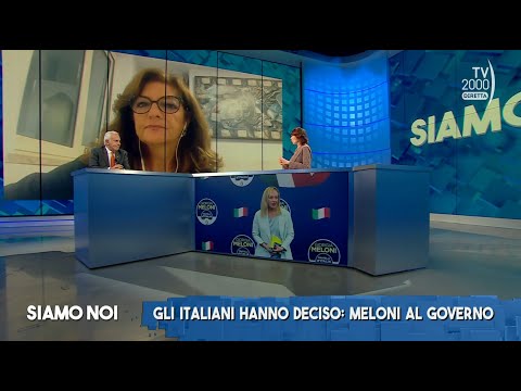 Siamo Noi, 26 settembre 2022 - "Gli italiani hanno deciso: Meloni al governo"
