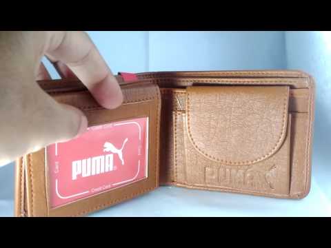 Puma Men Brown Leather Wallet