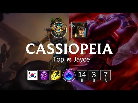 Cassiopeia Top vs Jayce - KR Master Patch 8.24