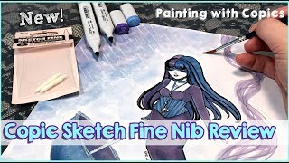 Copic Marker Sketch Fine Nib Review and 2 Marker Challenge
