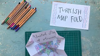 How To Make a Turkish Map Fold