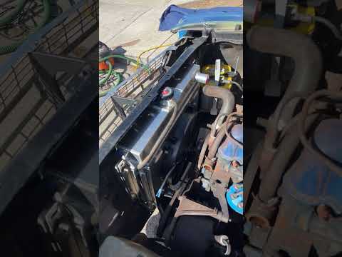 1968 Ford ranchero aluminum radiator install!!