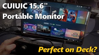 Steam Deck: CUIUIC 15.6" Portable Monitor Review - The Perfect Deck Companion?