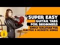 Super Easy Guitar Tabs For Beginners | Simple Tablature For Electric And Acoustic Songs Super Easy Guitar Tabs For Beginners | Simple Tablature For Electric And Acoustic Songs