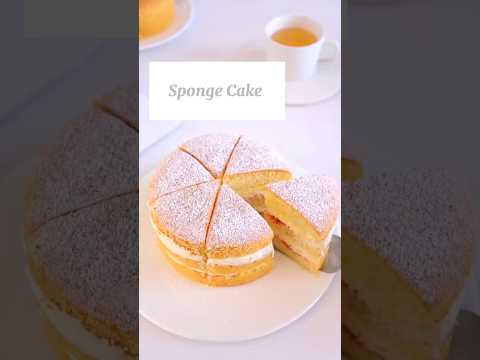 Perfect Sponge Cake Recipe: Fluffy & Moist#viral#shorts#food