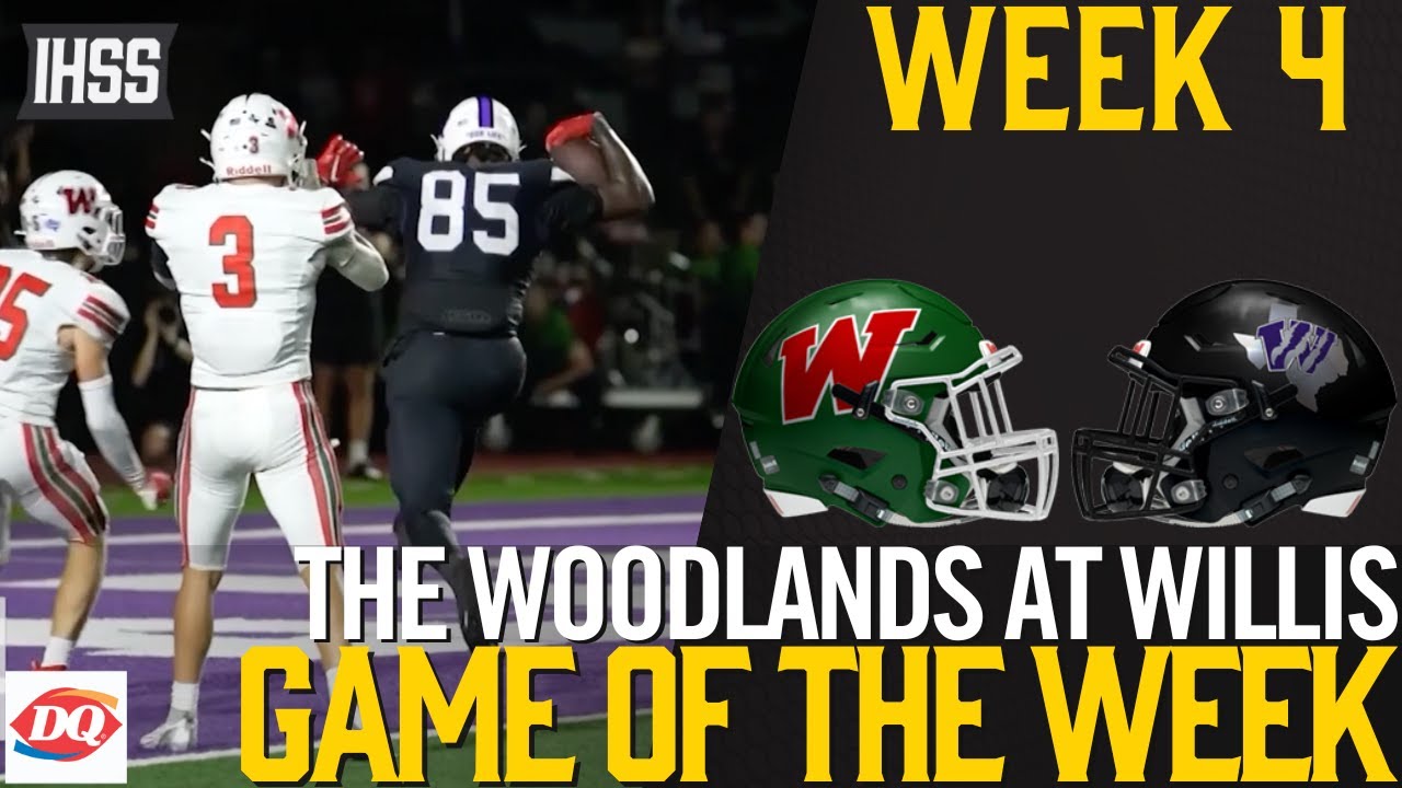 Epic 13-6A Football Clash: The Woodlands vs Willis Highlights