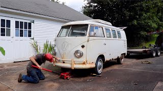 Driveway Find! 1967 VW Bus Revival - Westfalia Camper Van Rescue