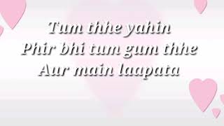 Aa jao na lyrical video|Arijit Singh|Shashwat Sachdev|Raj Shekhar|