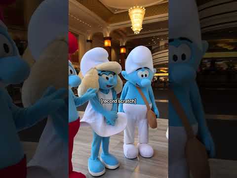POV: you and your true blue crew on the way to see Smurfs