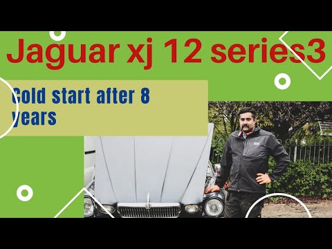 Jaguar V12 5.3 litre Cold Start after 8yrs... Video Courtesy Jijo Jerlin...
