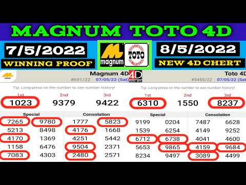 8/5/2022 MAGNUM TOTO 4D CHART AND 2D NUMBER -WATCH 7/5/2022 WINNING PROF  perdana4d 4d