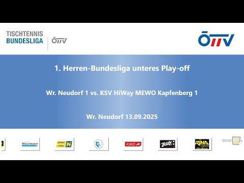 Wr. Neudorf 1 vs KSV HiWay MEWO Kapfenberg 1