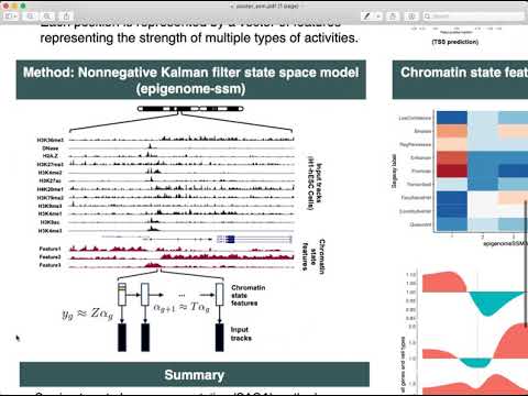 Continuous chromatin state feature... - Habib Daneshpajouh - RSG - RECOMB/RSG DREAM 2020 Posters