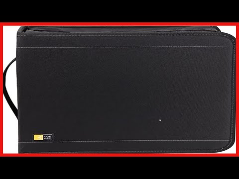 Case Logic CDDVDW 208 224 Capacity Classic CDDVD Wallet Black