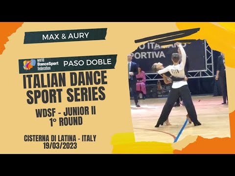 WDSF Cisterna di Latina - Junior II Latin - 1° Round - Paso Doble
