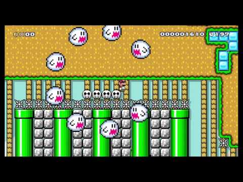[Super Mario Maker] Garbarian Mountain by GlitchCat7