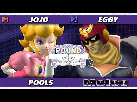 Pound 2022 - Jojo (Peach) Vs. Eggy (Captain Falcon) SSBM Smash Melee Tournament