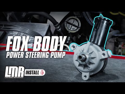 How To Remove & Install Power Steering Pump | Fox Body Mustang (79-93)