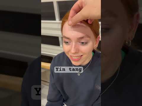 Acupuncture point needling yin tang