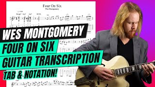 Four On Six Wes Montgomery Guitar Transcription